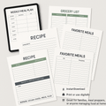 Meal Planner & Recipe Binder – Printable Kitchen Organizer